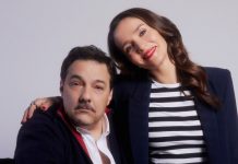 Fernán Mirás, director de la película "Casi muerta”, y la protagonista, Natalia Oreiro