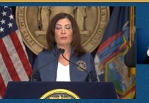 La gobernadora de Nueva York advierte que su estado sigue bajo amenaza de inundaciones Kathy Hochul