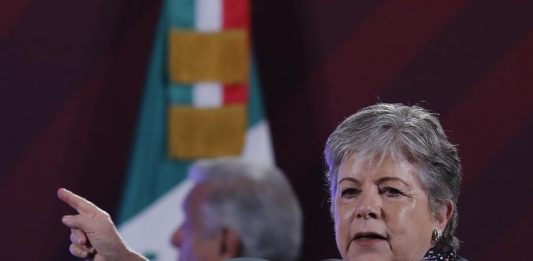 La secretaria mexicana de Relaciones Exteriores, Alicia Bárcenas