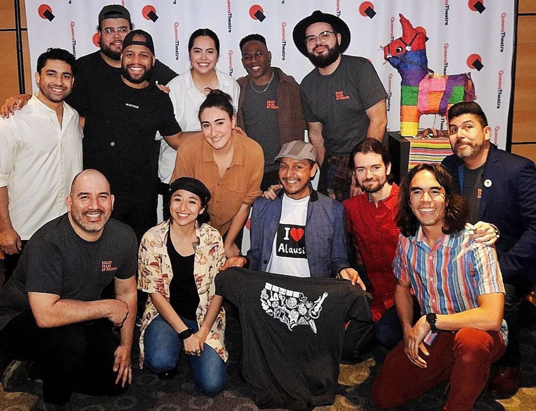 El elenco y equipo de &ldquo;Eight Tales of Pedro&rdquo;.