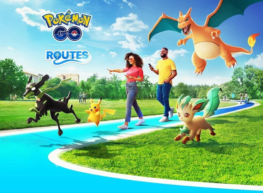 Pokémon GO lanza Rutas, una función para explorar, trazar un camino y compartirlo con otros jugadores Pokémon GO lanza Rutas. - POKÉMON GO