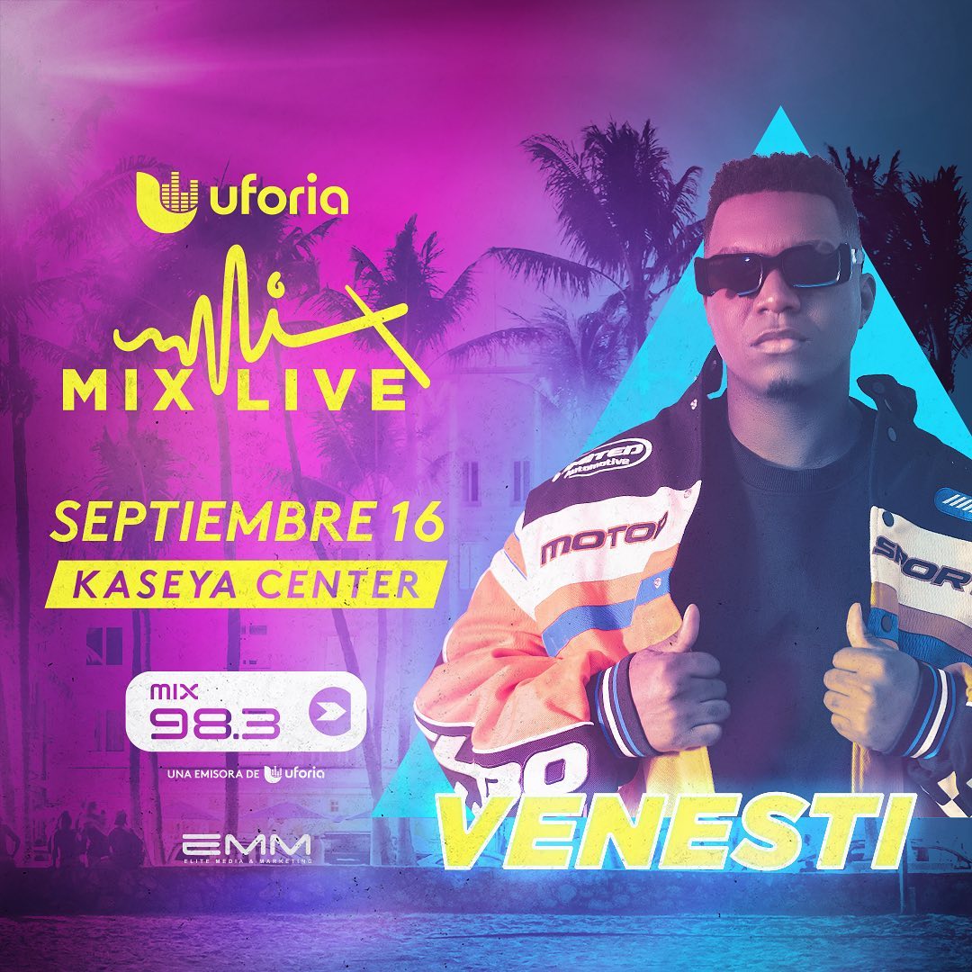 El folleto del show variado del 16 de septiembre en Miami.