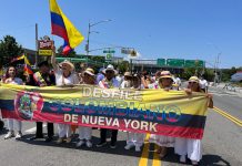 Reestructuración urgente La lucha por la independencia continúa, si bien no para lograr la emancipación de España, para lograr que el desfile de la comunidad colombiana de Nueva York se mantenga y sobre todo para que se mantenga independiente.