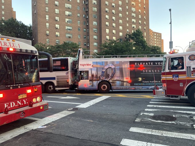accidente de autobus en Nueva York