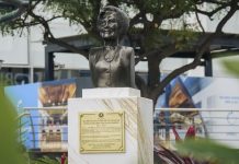 La migrante y empresaria española Dolores Trullás, inmortalizada con un busto en Guayaquil
