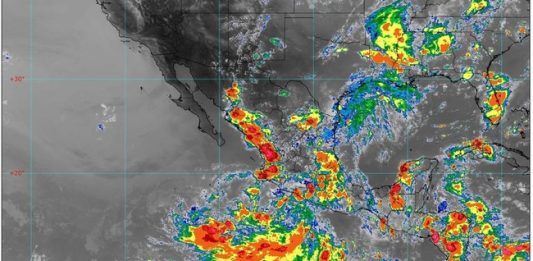 ciclón tropical en Pacífico y lluvias intensas