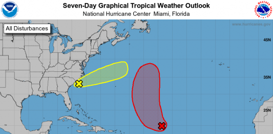 nueva tormenta tropical en el Atlantico