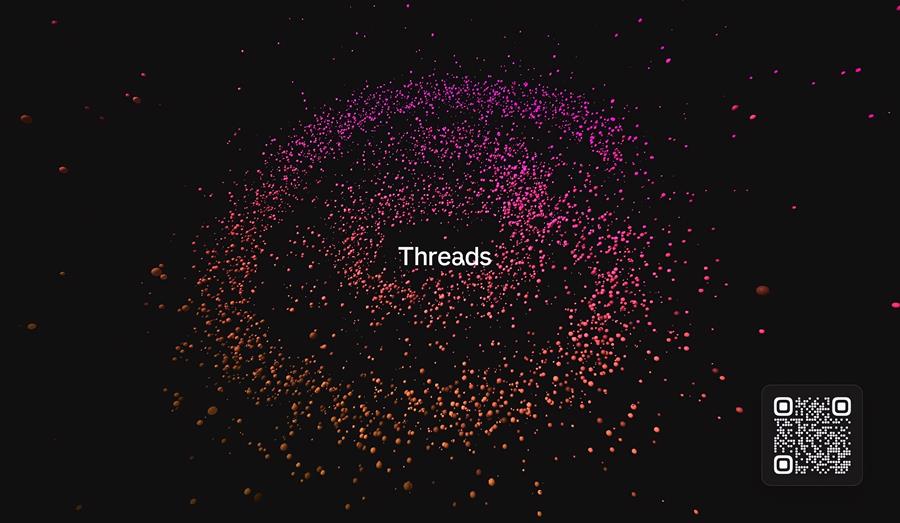 tres pantallas de cómo buscar una persona, un tema o una publicación desde la cuenta de una persona en Threads (1) Threads
