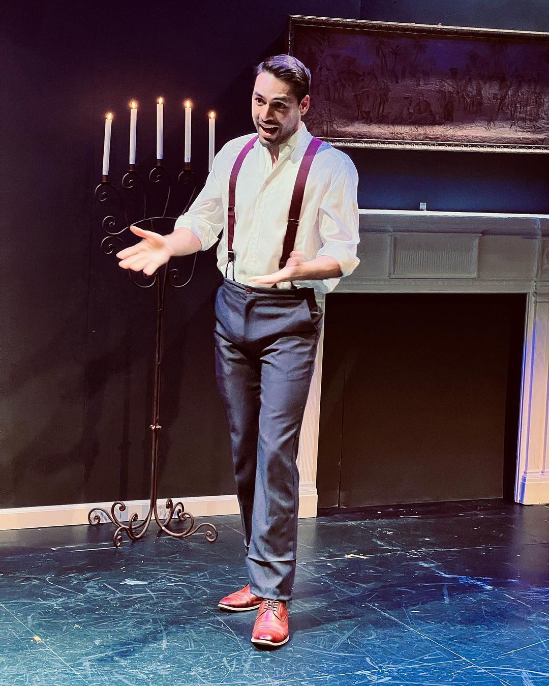 Oliva en la obra de teatro Off-Broadway, &ldquo;Twelfth Night&rdquo; en Nueva York.