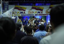 El candidato presidencial Fernando Villavicencio