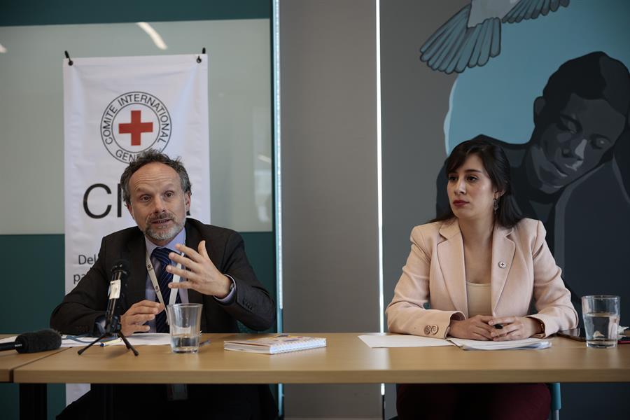 -El jefe de la delegación para México y América Central del Comité Internacional de la Cruz Roja (CICR), Olivier Dubois -El jefe de la delegación para México y América Central del Comité Internacional de la Cruz Roja (CICR), Olivier Dubois