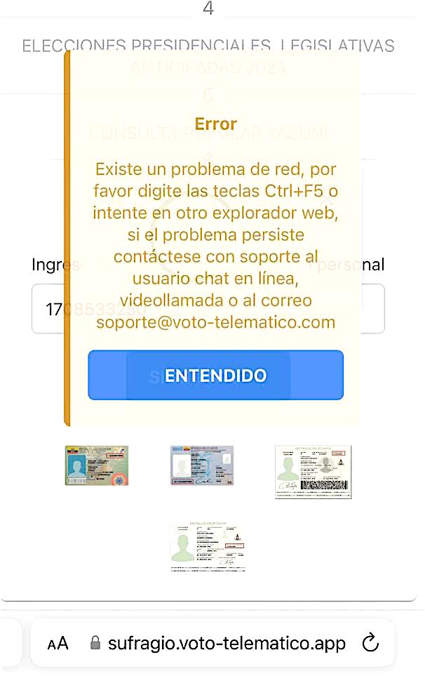 mensaje para ecuatorianos
