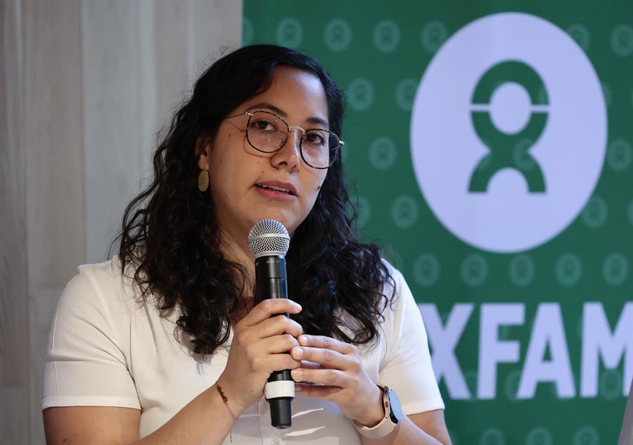 La coordinadora de migración de Oxfam México, Elizabeth Figueroa