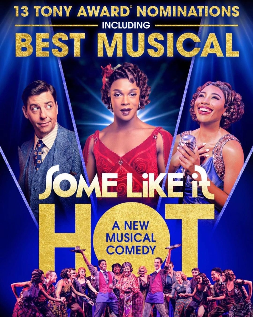 La portada del otro éxito teatral de Lopez, “Some Like It Hot”.