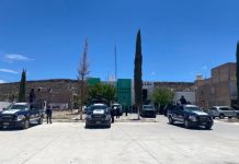 Agentes de la Policía en Zacatecas, México
