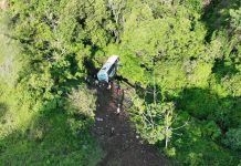 Autobús accidentado en el estado mexicano de Nayarit