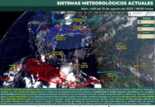 Nueva depresión Siete-E y 5 fenómenos más ocasionarán lluvias en 17 estados de México depresiòn tropical en Mèxico