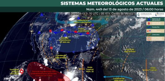depresiòn tropical en Mèxico