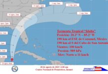 Cuba recibe ya las intensas lluvias asociadas a la tormenta tropical Idalia tormenta Idalia