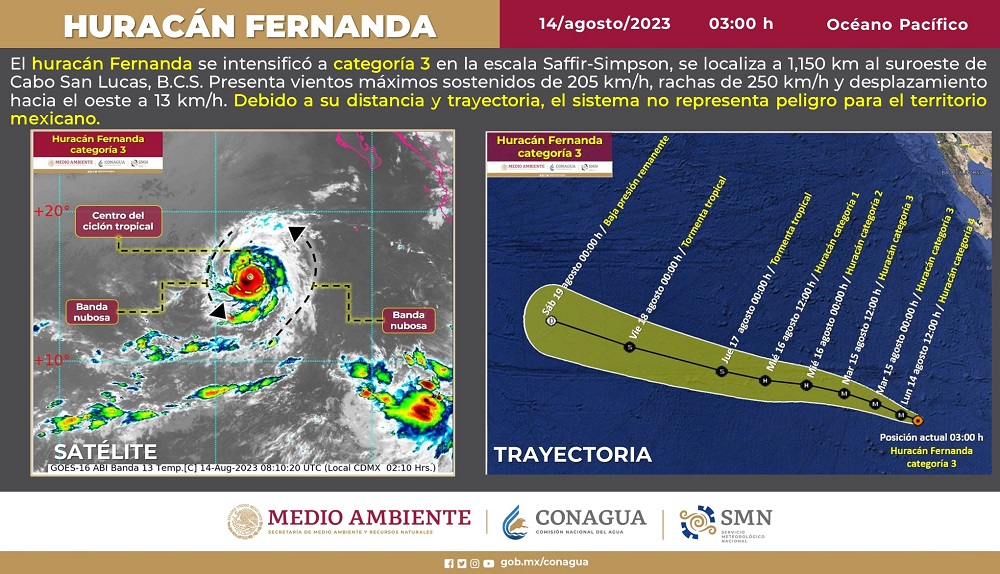 tormenta tropical Fernanda. tormenta tropical Fernanda.