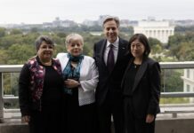 La canciller mexicana niega en EE.UU. que López Obrador minimice la crisis de violencia La canciller de México, Alicia Bárcena, negó este viernes desde Washington que el Gobierno de Andrés Manuel López Obrador esté minimizando la crisis de violencia en varios estados del país y ofreció a Estados Unidos su "disposición y compromiso" para frenar el tráfico de fentanilo. Foto Secretary Antony Blinken