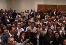 Sheinbaum hace un llamamiento a la unidad y reivindica los principios que hicieron presidente a López Obrador Claudia Sheinbaum hace un llamamiento a la unidad.
