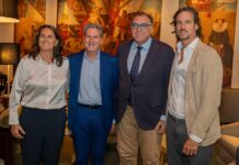 Conchita Martínez, Dave Hagerty, Arturo Bernal y Feliciano López, participan en el encuentro con ITF
