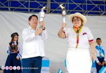 Honduras entrega Antorcha de la Paz a Nicaragua conmemorativa a 202 años de independencia Doris Gutiérrez.
