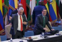 El presidente de Cuba Miguel Diaz-Canel