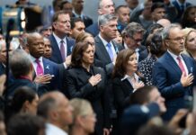La vicepresidenta y el alcalde de Nueva York presiden los actos de homenaje del 11-S Kamala Harris