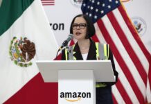La gerente general de Logística en Amazon en México, Diana Frances