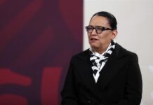 La secretaria de Seguridad Publica Ciudadana, Rosa Icela Rodríguez