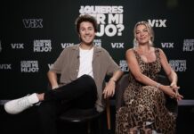 Los actores mexicanos Juanpa Zurita (i) y Ludwika Paleta