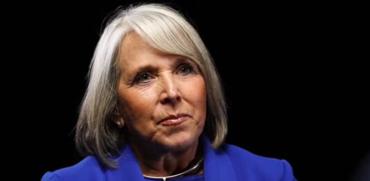 La gobernadora del estado de Nuevo México, Michelle Lujan Grisham.