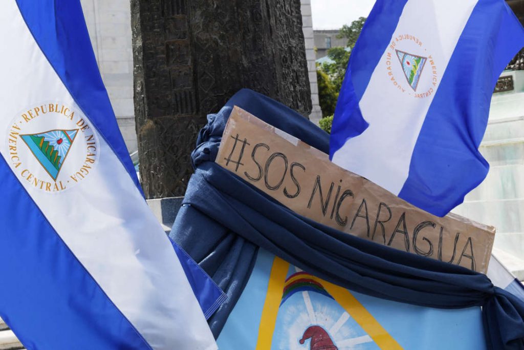 Nicaragua Bandera El número de opositores y críticos con el Gobierno de Daniel Ortega en Nicaragua que se encuentran en las cárceles de ese país como