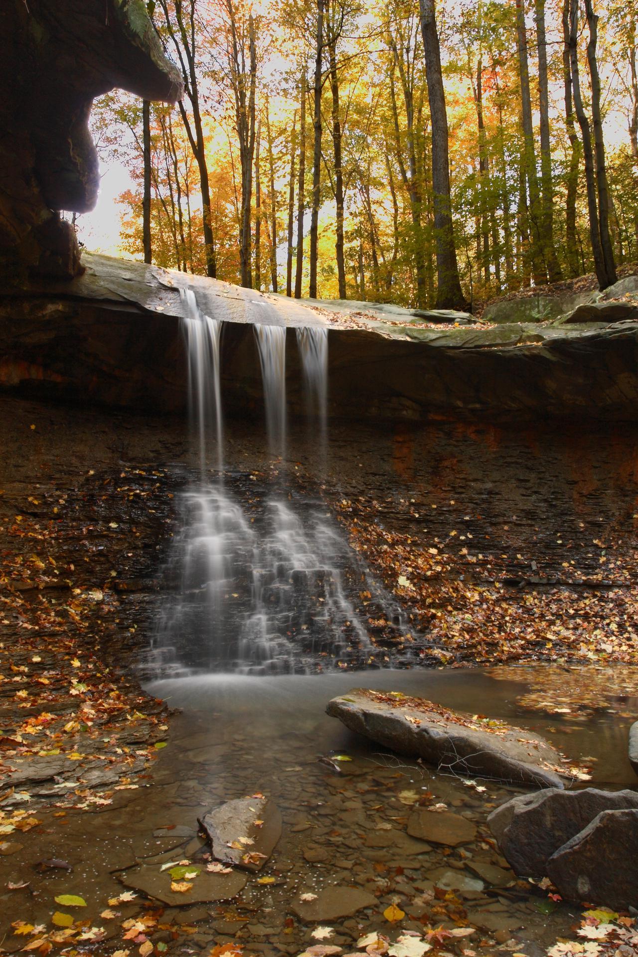 Fotografía cedida por la Biblioteca del Congreso de Estados Unidos donde se muestra una vista del Parque Nacional Cuyahoga Valley en Ohio, uno de los siete parques nacionales donde la poesía se instalará como arte público en el marco del proyecto You Are Here (Estás Aquí).h