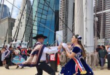 Chilenos en Nueva York celebraron su independencia Se presentaron varios bailes tradicionales chilenos (2)