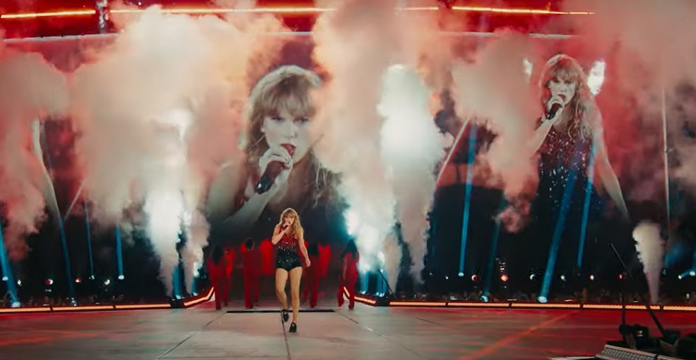 Taylor Swift El documental de la gira de Taylor Swift ha alcanzado un récord de ventas de entradas de cine anticipadas en menos de un día,