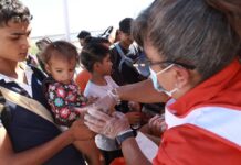 La Cruz Roja intervino por primera vez con ayuda a migrantes en frontera norte de México