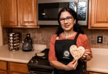 Celebrando en Nueva York a la arepa venezolana Ximena Montilla Areaza, emprendedora venezolana.
