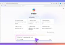 pantalla de inicio del asistente Copilot en Microsoft 365