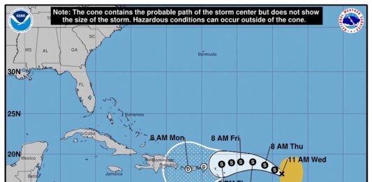 tormenta tropical Philippe