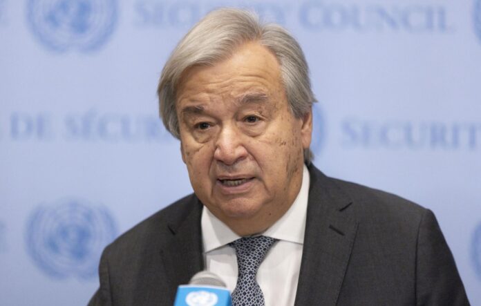 El secretario general de Naciones Unidas, António Guterres.