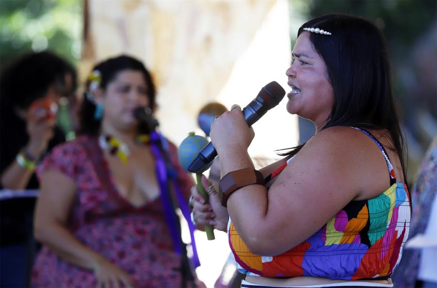 Cantaoras participan durante el tercer encuentro de Cantaoras de Bomba (3)