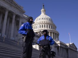 El Capitolio, edificio que alberga la Cámara de Representantes y el Senado del país, reforzó este viernes su seguridad ante el "Día de la Ira" convocado por un exlíder de Hamás.