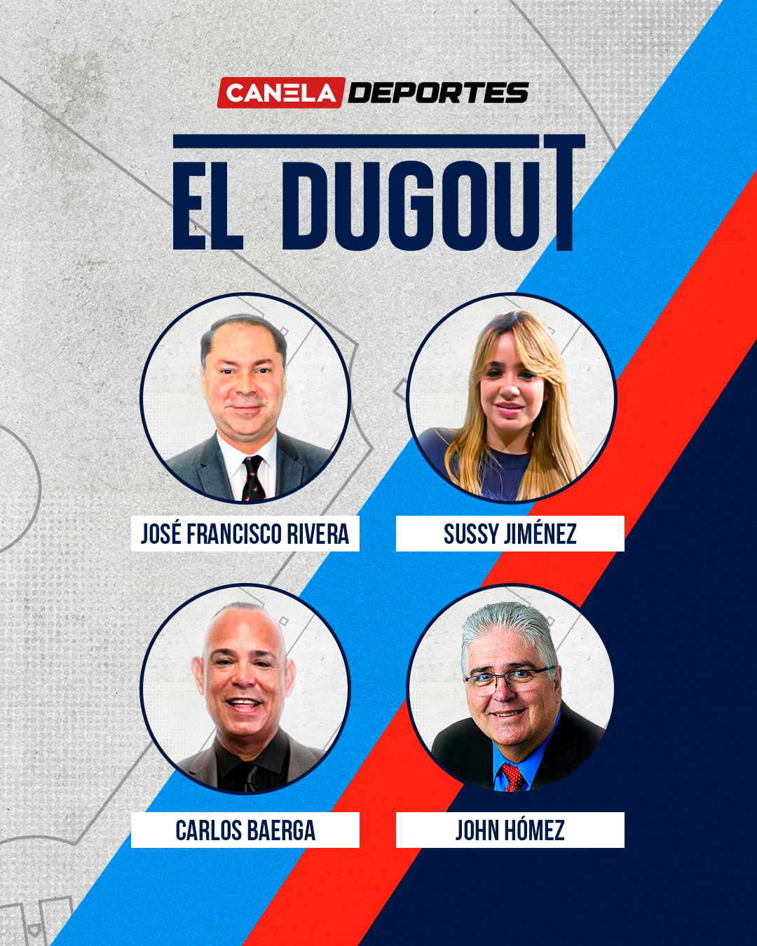 &ldquo;El Dugout&rdquo; cuenta con la participacion de los periodistas deportivos Jos&eacute; Rivera, Sussy Jim&eacute;nez y John Homez.