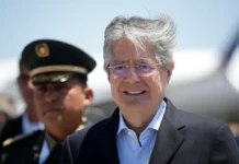 La Presidencia de Ecuador confirma el viaje el miércoles de Guillermo Lasso a EE.UU. Presidente de Ecuador, Guillermo Lasso.
