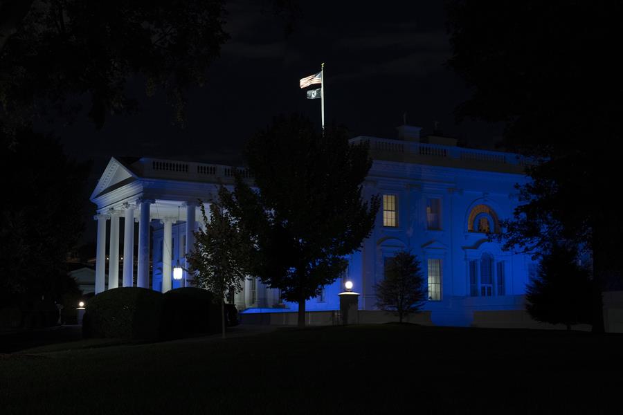 La Casa Blanca se ilumina La Casa Blanca se ilumina