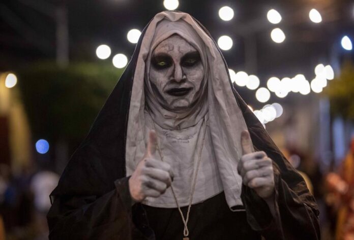 Personajes como el de las películas La Monja, Viernes 13, IT, Shrek, entre otros, se dieron cita en Masaya, conocida como la cuna del folklore nicaragüense.
