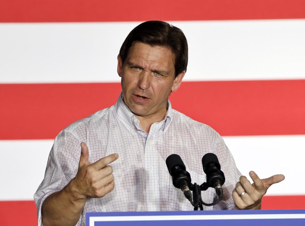 El gobernador de Florida y aspirante a la nominación presidencial republicana, Ron DeSantis, afirmó este sábado que Estados Unidos no debería recibir refugiados de la Franja de Gaza, porque son 